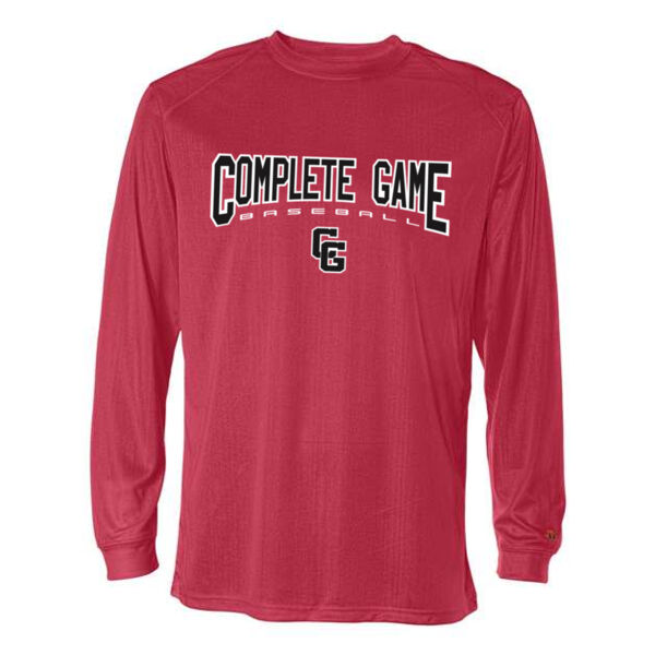 Badger - B-Core Long Sleeve T-shirt - Printed Logo ** Add Name for $5! ** Thumbnail