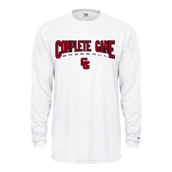 Badger - Youth B-Core Long Sleeve T-shirt - Printed Logo ** Add Name for $5! ** Thumbnail