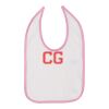 Infant Contrast Trim Premium Jersey Bib Thumbnail