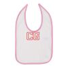 Infant Contrast Trim Premium Jersey Bib Thumbnail